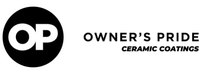 The logo for Owner's Pride, a supplier of ceramic coating products for Clean Car Wash and Detail in Fredericksburg, VA.